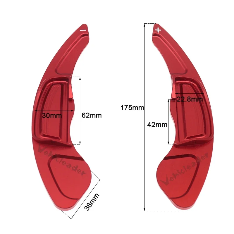 2X Car Steering Wheel Paddle Shift Extend Extension Shifter Aluminum For Honda City 2008 Civic Fit CR-V