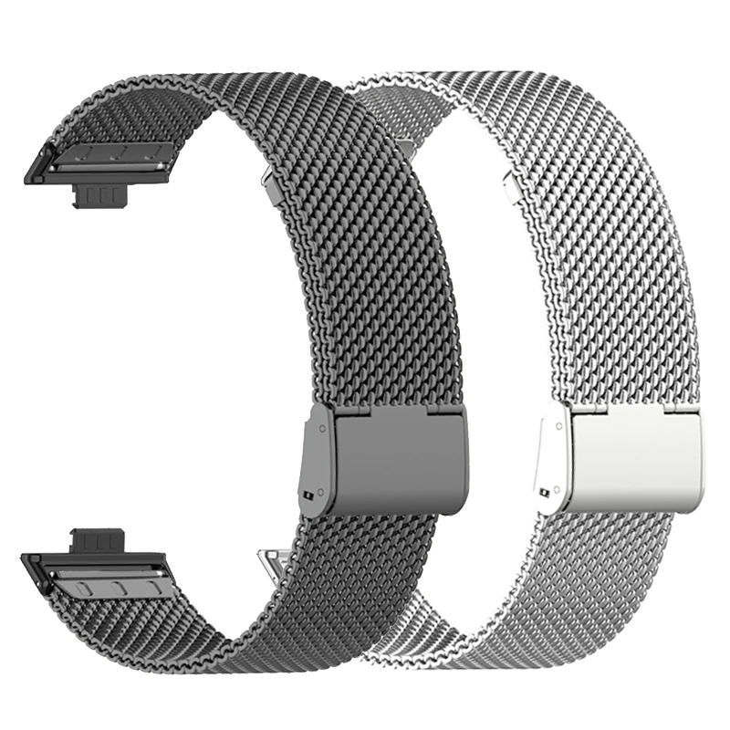 حزام الساعات لساعة هواوي فيت 3 حزام معدني لساعة هواوي فيت 3 معصمه لساعة هواوي فيت 3 سوار شبكي Correas reloj