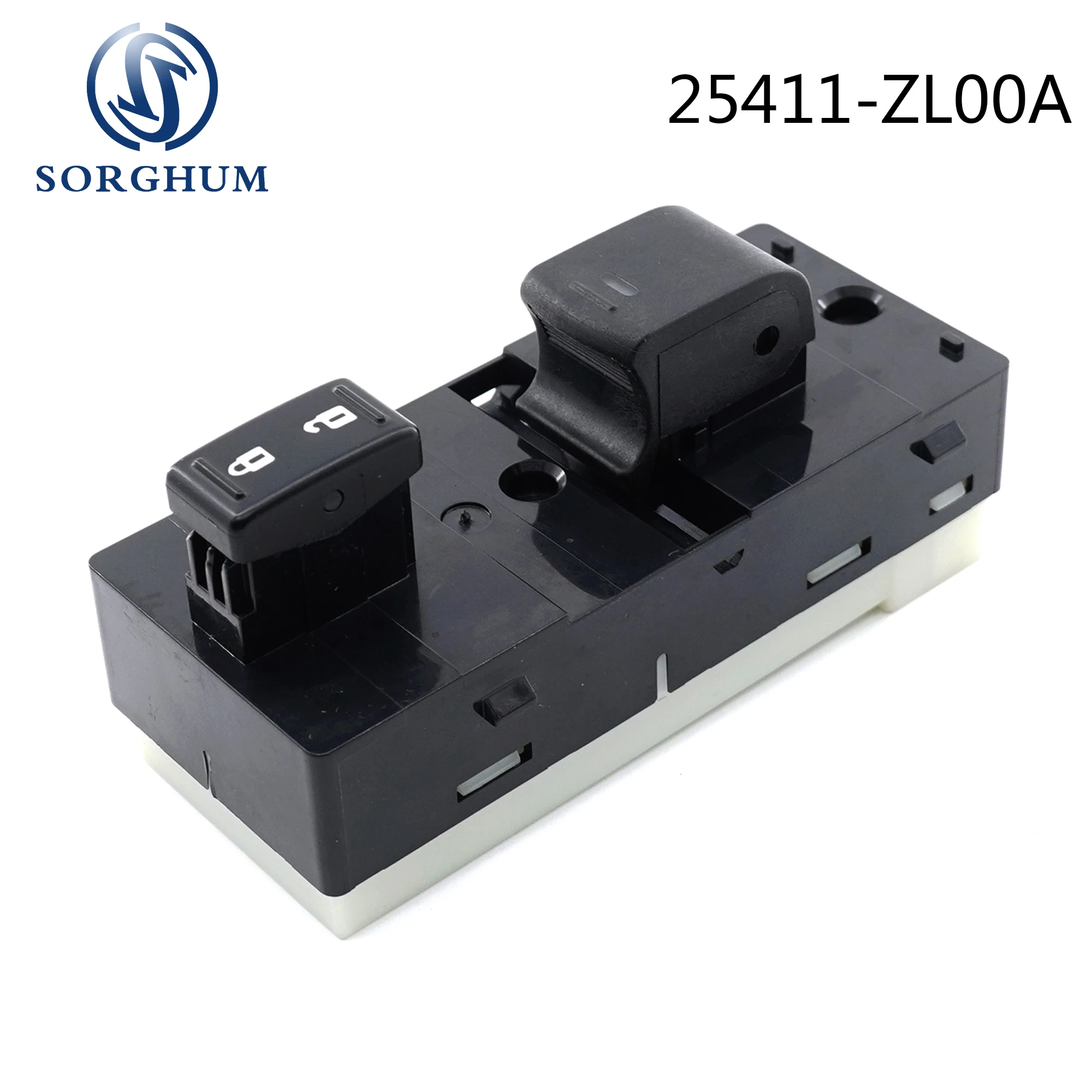 SORGHUM Front Right Passager Power Window Control Switch 25411‑ZL00A For Nissan Xterra Frontier 2009‑2019 25411ZL00A