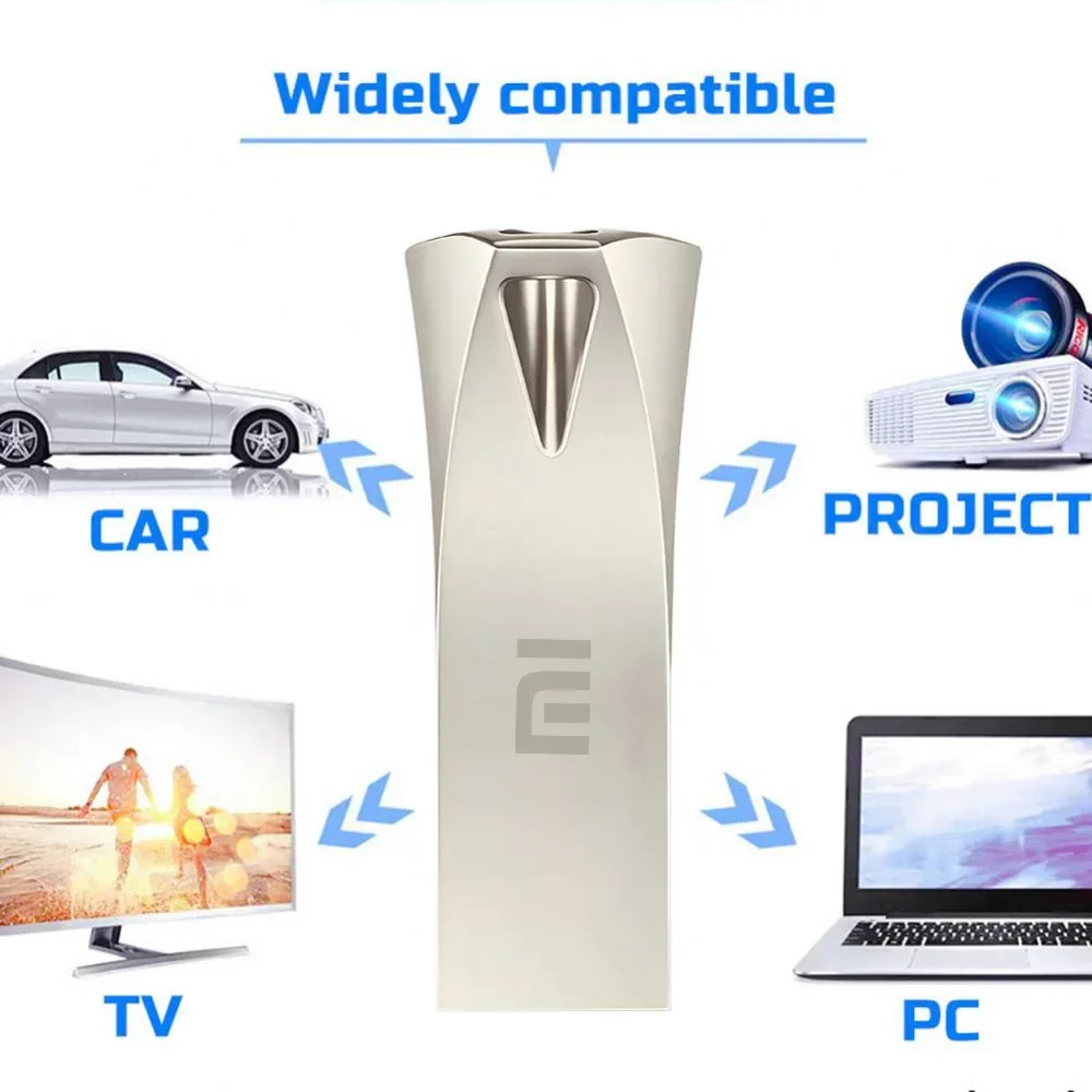 Xiaomi U Disk 2tb Metal Usb 3.0 High Speed Flash Drive Waterproof Large Capacity Portable Memoria Transfer Usb Pen Drive