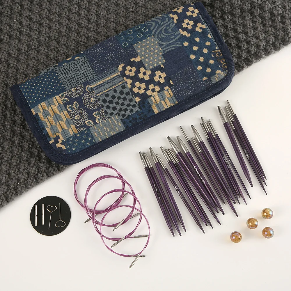 

Detachable Ring Needle Sweater Needle Replaceable Cord Extended Knitting Tool Set DIY Hanrt Knitting Rods Home Textile