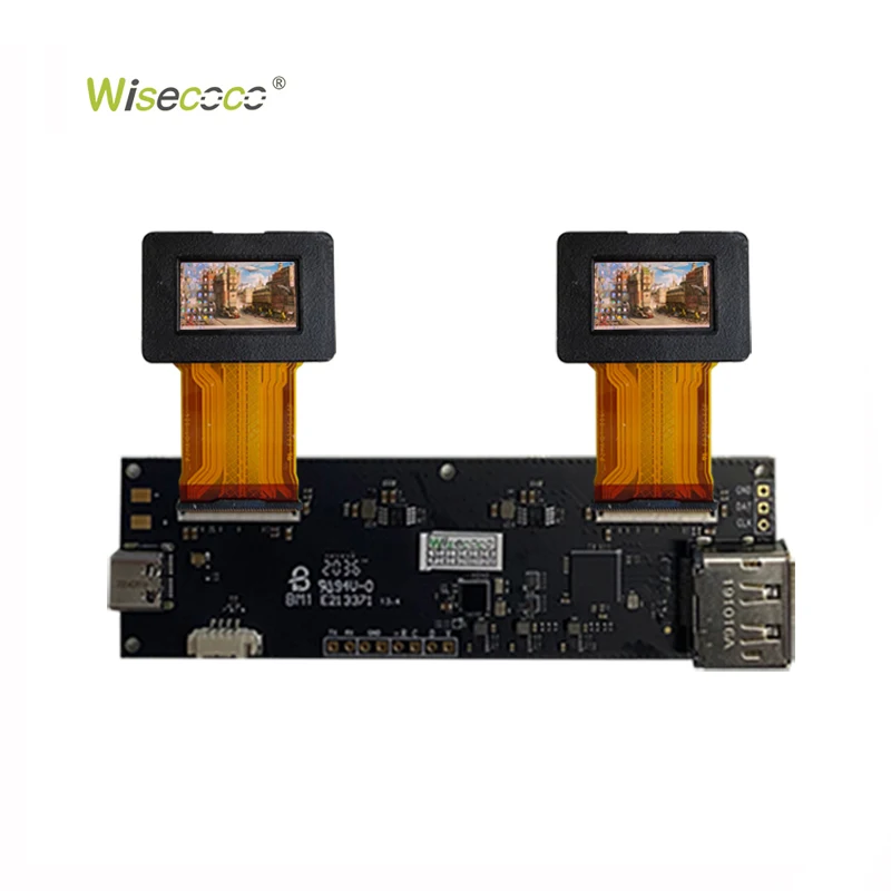 Wisecoco 1920*1080 FHD Mini OLED Display 0.71 Inch Micro AMOLED Panel Dual Micro Oled VR AR Glass