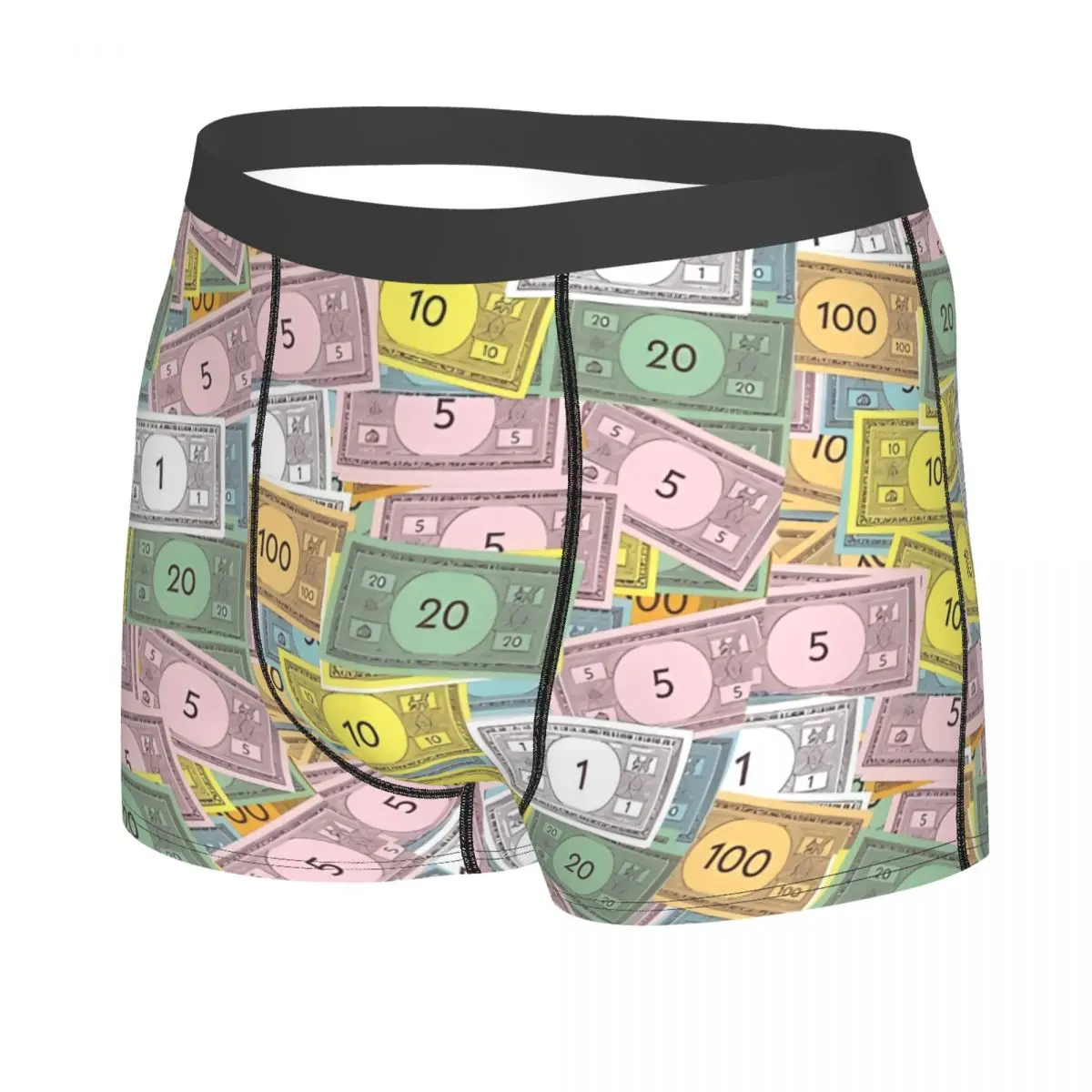 Board Game Man's Boxer Briefs Money Highly Breathable Underwear High Quality Print Shorts Birthday Gifts