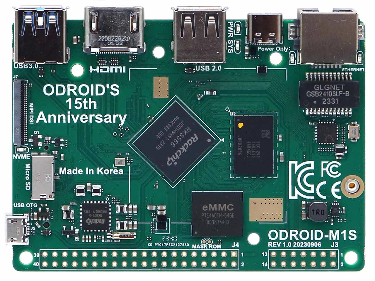 ODROID-M1S с 8 ГБ ОЗУ 4G