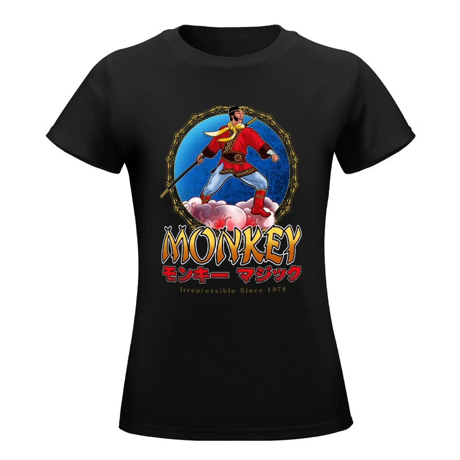 Monkey King T-Shirt summer top Blouse female shirts graphic tees Women tops