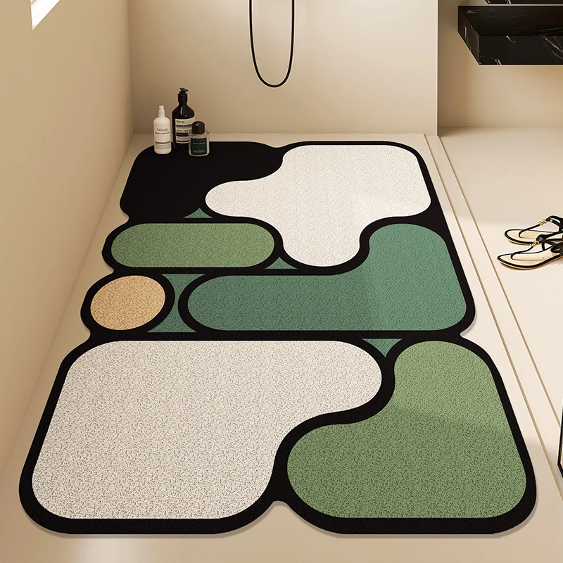 

Household Porch Hallway Living Room Bedroom Anti-skid Foot Mat Dust Removal Wear-resistant Carpet Cocoa Cutting Customization