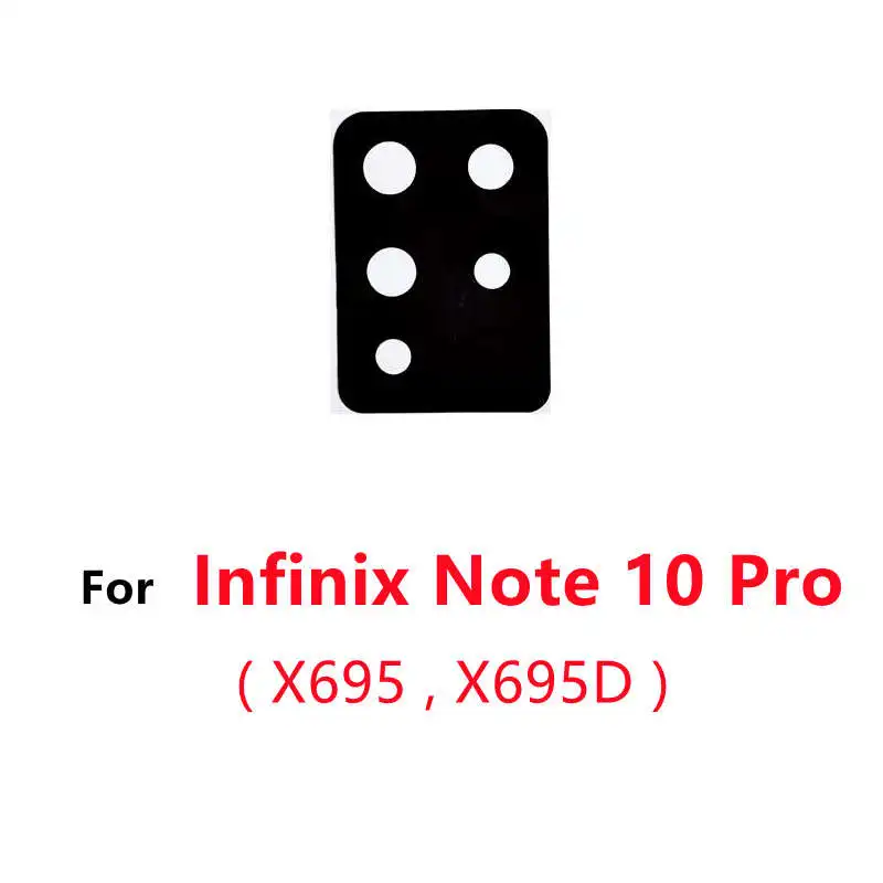 For Infinix Note 11 10 Pro NFC 8 8i Rear Back Camera Glass Lens Cover with Glue Sticker X697 X695 X695D X695C X693 X692 X690