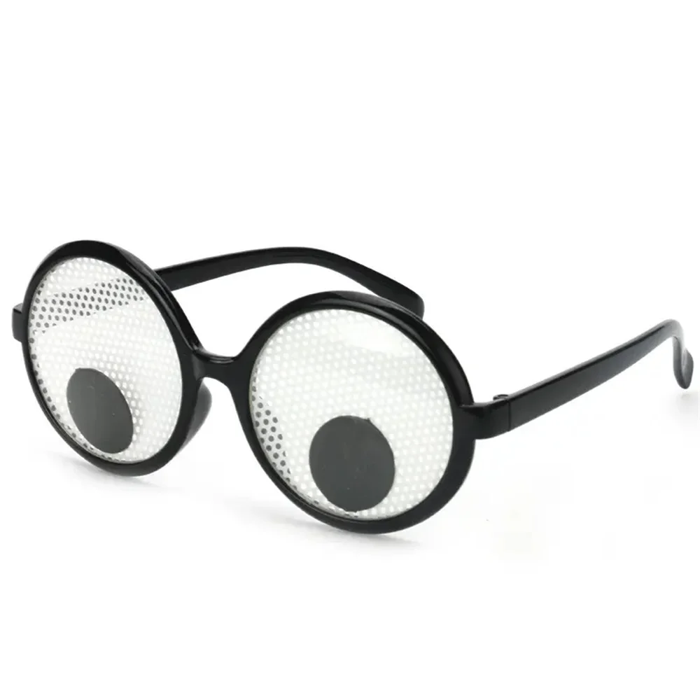 1PC Hilarious Glasses - Transformative Cosplay Costume Accessories for Unisex - Interactive Wiggle-Eyed Novelty Shades