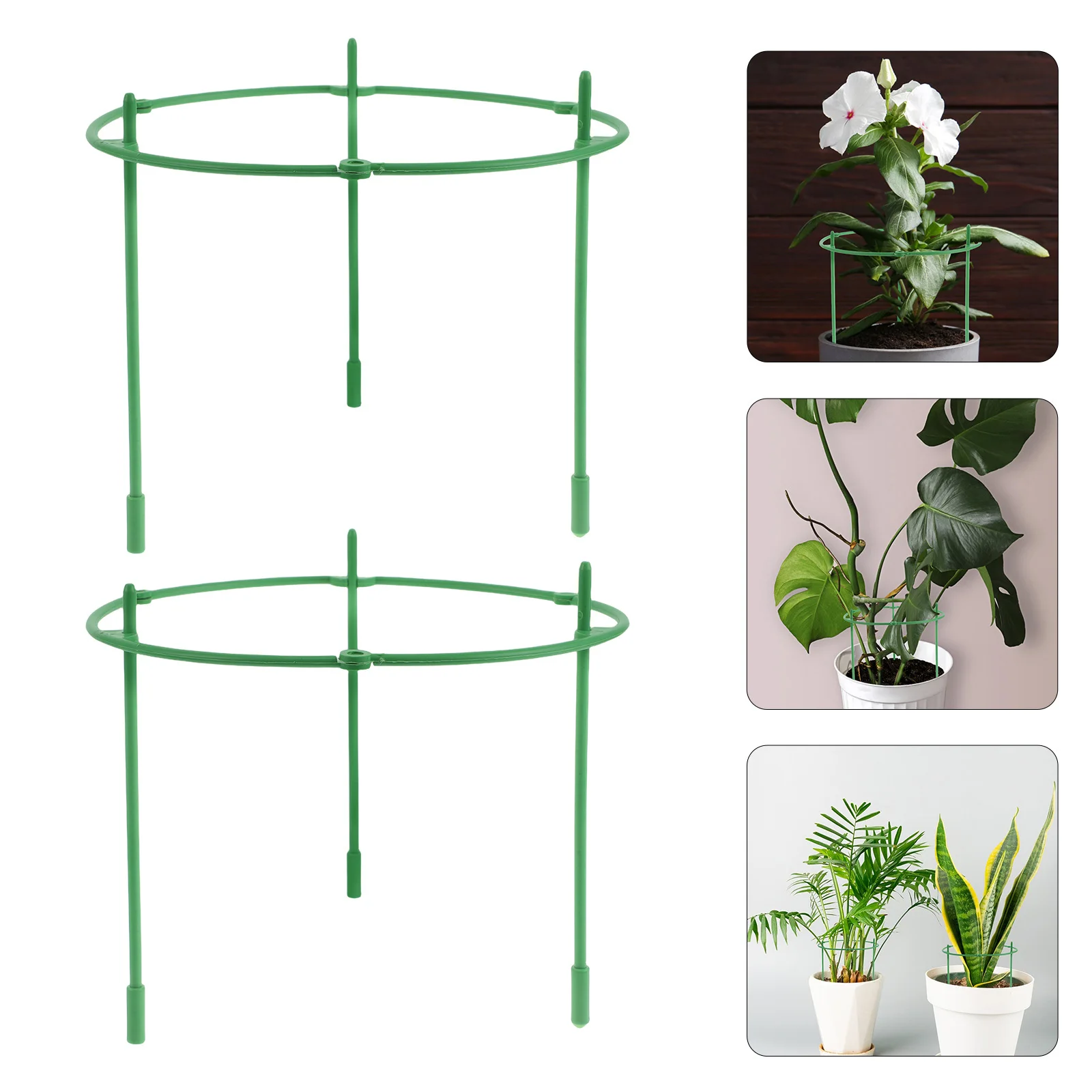 

20Pcs Garden Trellis Plastic Clips Adjustable Climbing Plants Vine Support Frame Indoor Outdoor for Tomato Orchid Climbing