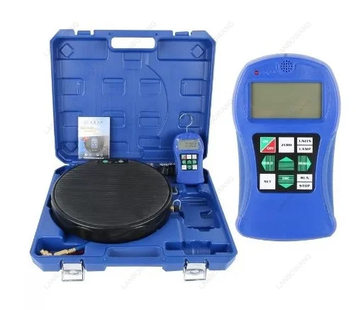 Automatic Refrigerant Electronic Scale For Air Conditioner System Quantitative Programming Charging Scale With LCD Display