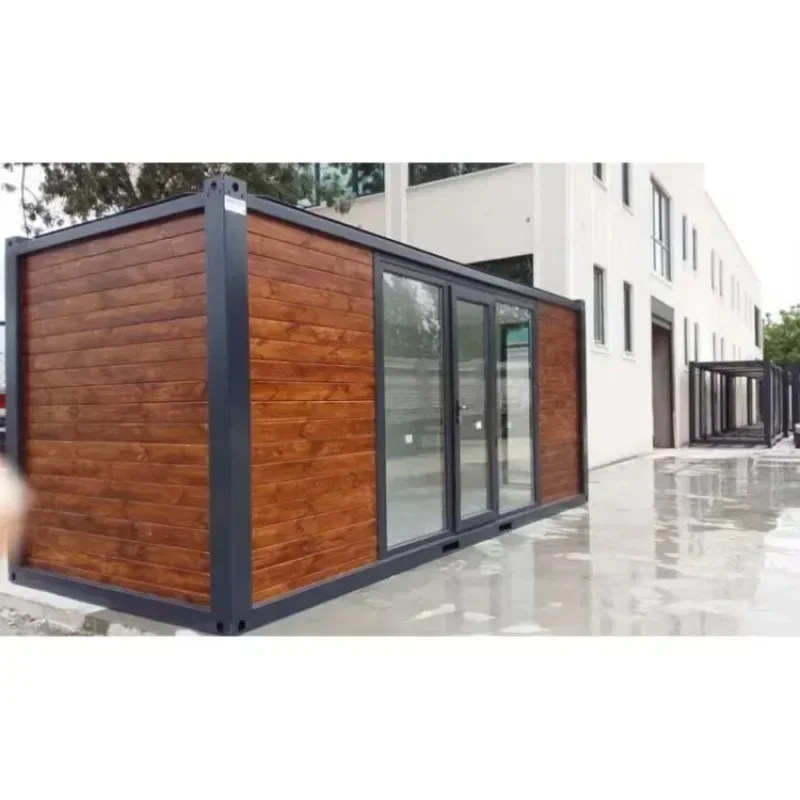 Fast Build Prefab House 20ft 40ft Modular Folding Container House  Foldable  Tiny Container House