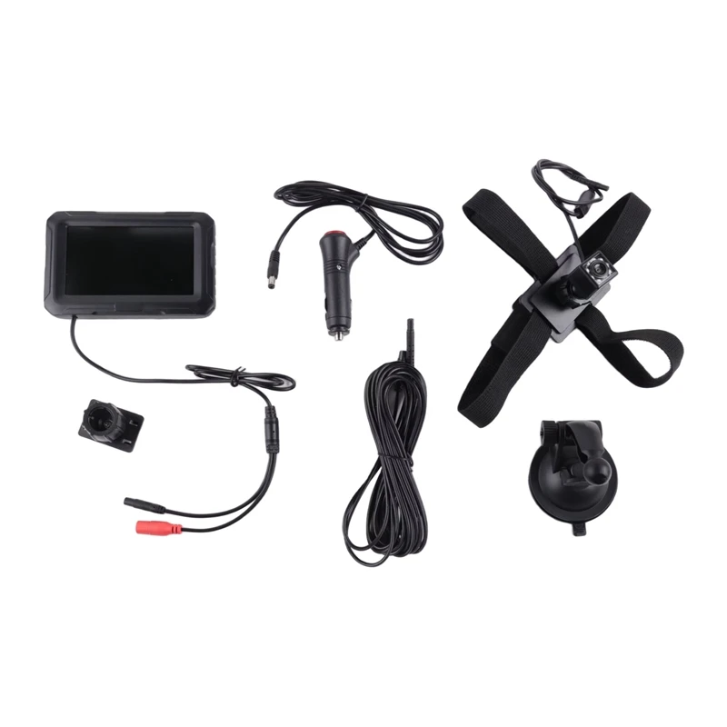 

A98E-Secure Детская камера на заднем сиденье 1080P с дисплеем 4,3 дюйма, детский автомобильный монитор, простая установка для младенцев и детей