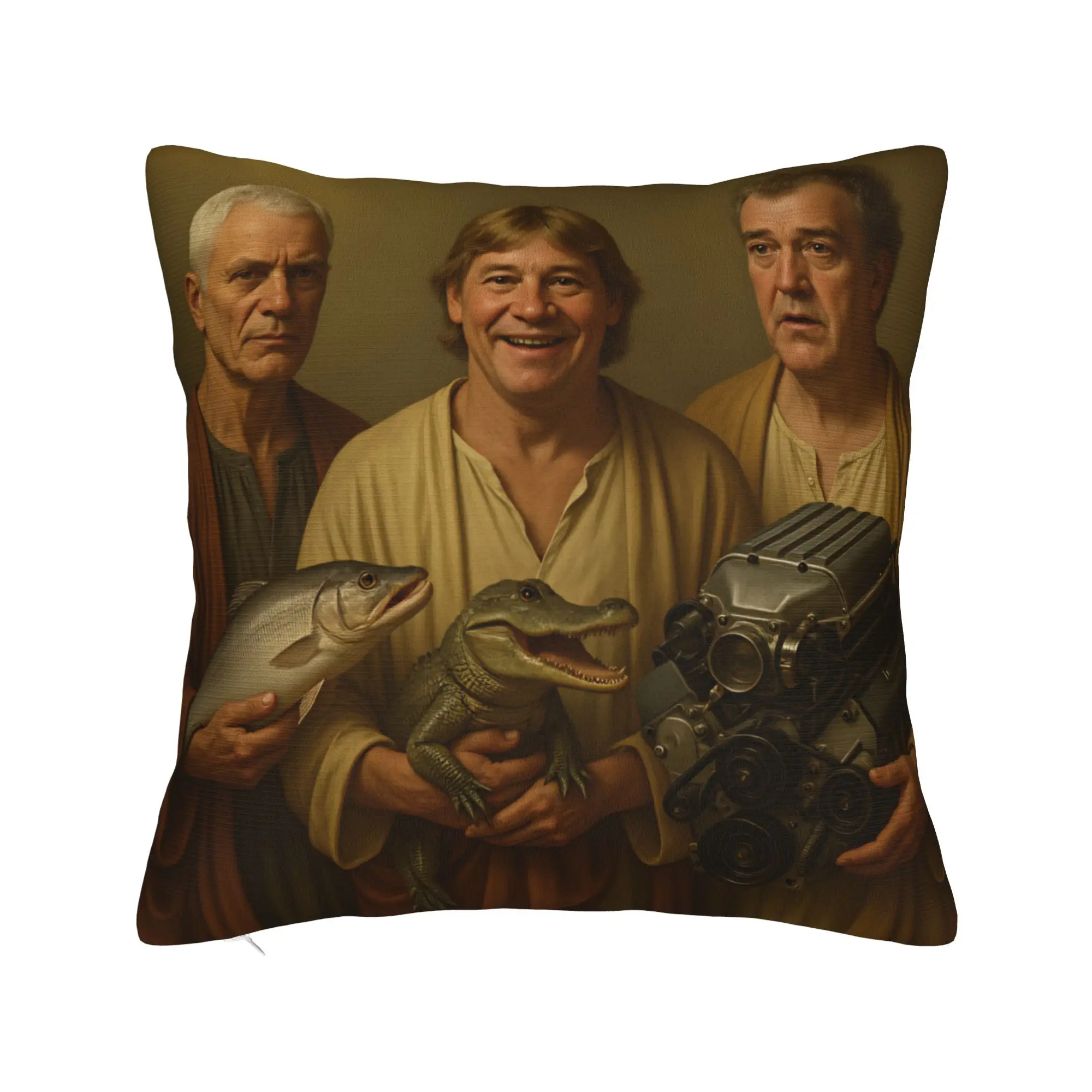 

Jeremy Clarkson as god holing Pillow Case Vintage Pillow Cover Comfy Pillowcases For Sofa Home Decoration