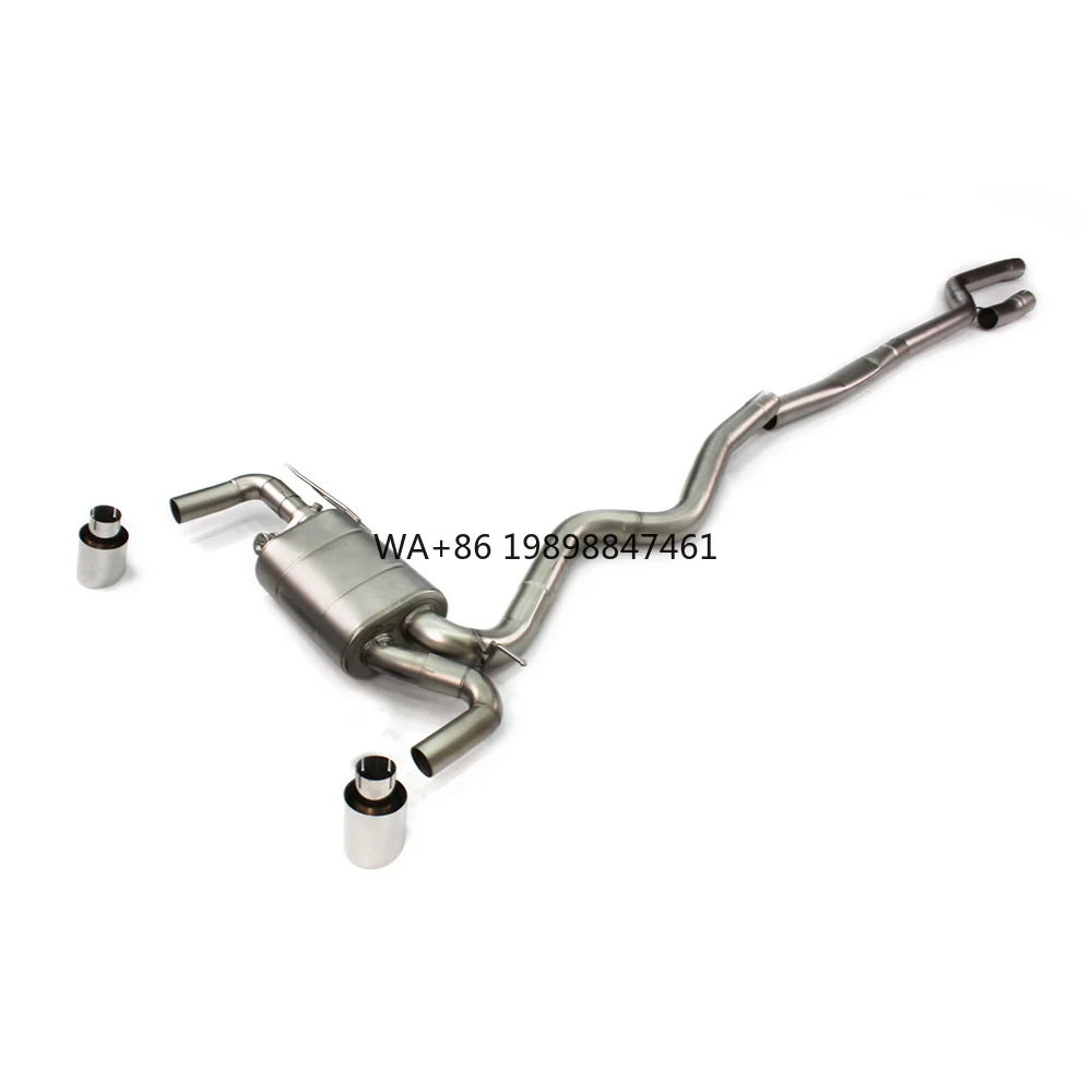 

For BMW B48 F30 F32 Custom Exhaust System Valved Catback Exhaust for 330i 430i Stainless Steel Material