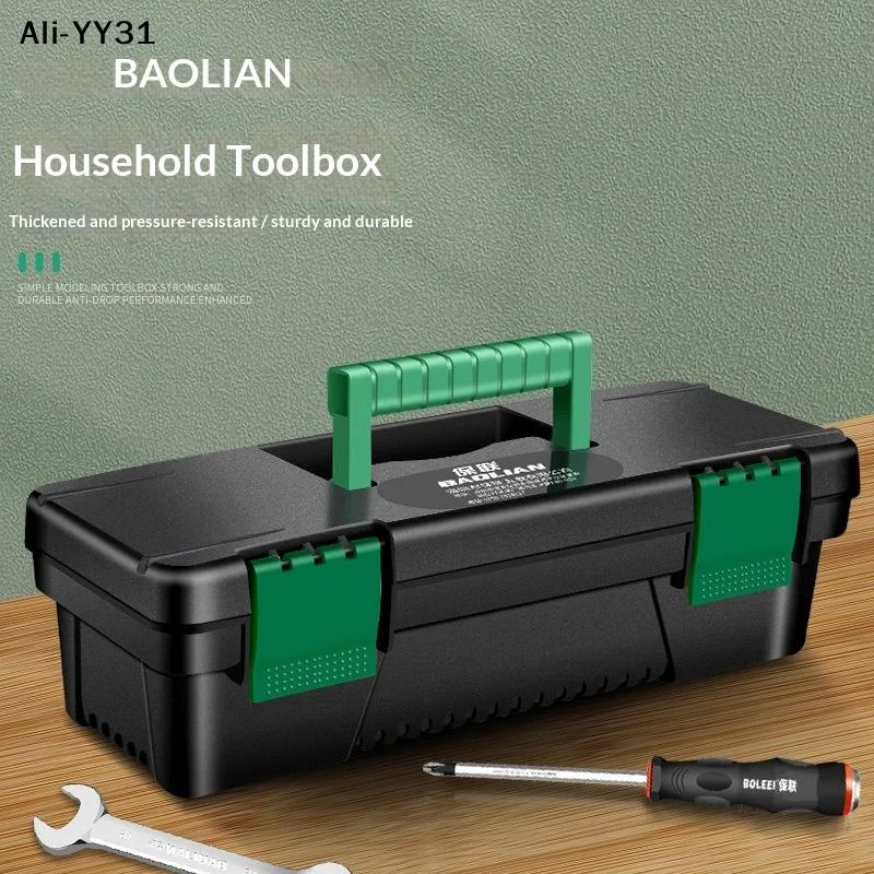 

【KJ】10Inch Tool Box Plastic Tool Storage Case For Carpentry Electrical Repairs Tool Handheld Toolbox Storage Box Plastic Toolbox