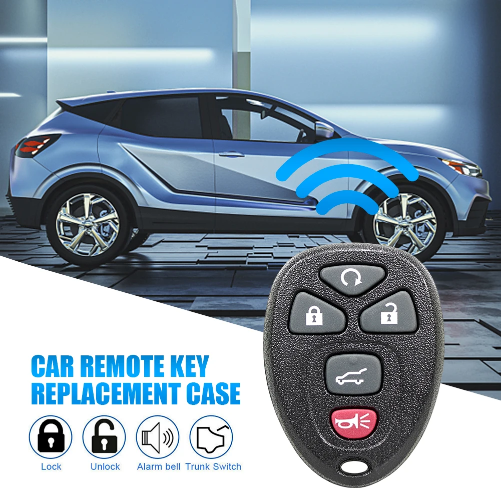 5 Buttons Keyless Entry Remote Car Key 315Mhz Smart Remote Key for Chevrolet Tahoe Traverse Enclave Acadia Yukon