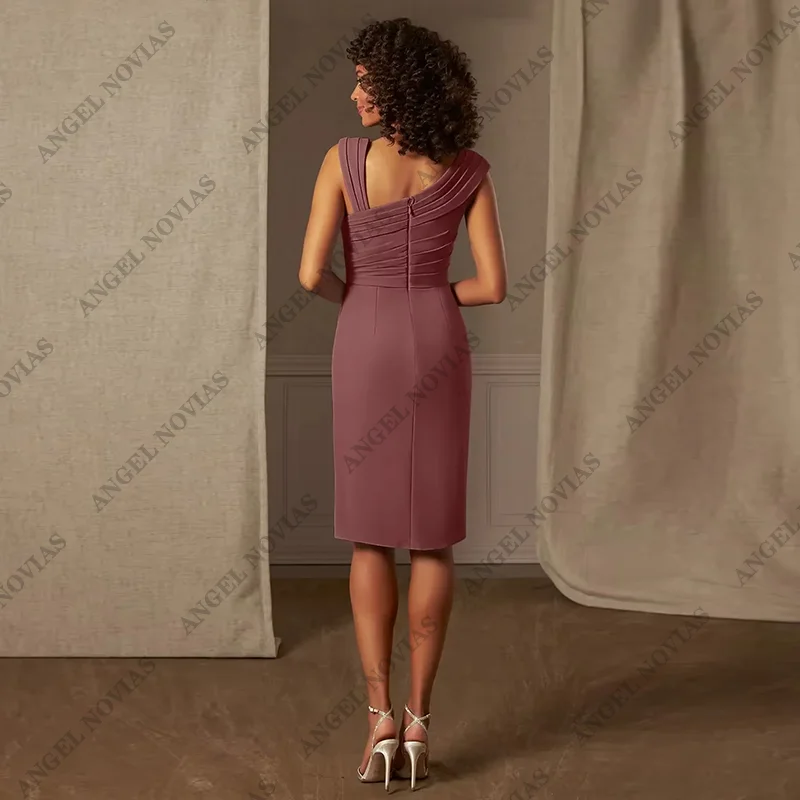 Customized knee-length Sheath Knee-Length Mother of the Bride Dress Evening Dress For Wedding Formal Party dress for women