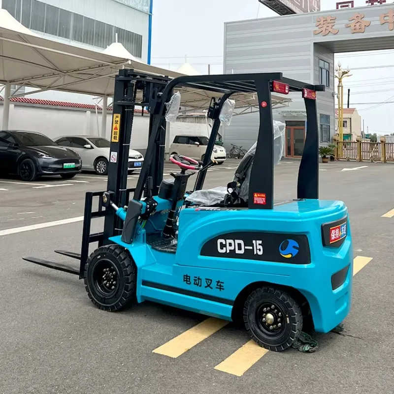 

【Best-selling】【Best-selling】Chinese New 1.5 Ton Battery Electric Stacker Forklifts Warehouse Equipment for Efficient Picking and