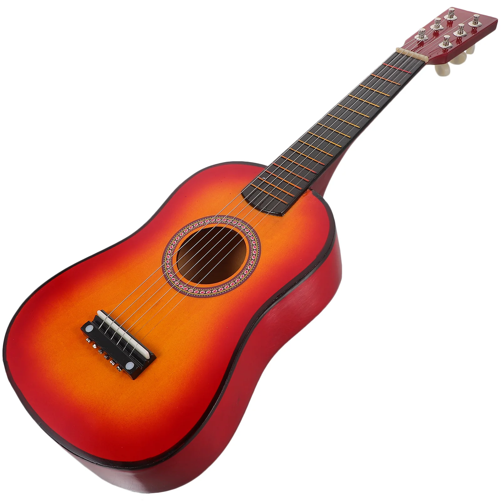 

1pc 21 Inch Kids Guitar For Beginner Children Practice Premium Wooden Folk Musical Instrument Vintage Acoustic Plaything