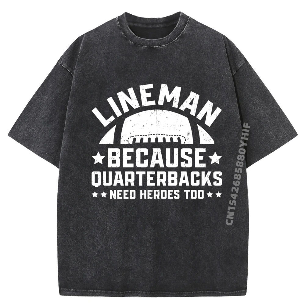 

Футболки с принтом Lineman, потому что четвертьбек, нужны герои, футбольная линия, футболка с изображением графика, мужские потертые рубашки для отдыха
