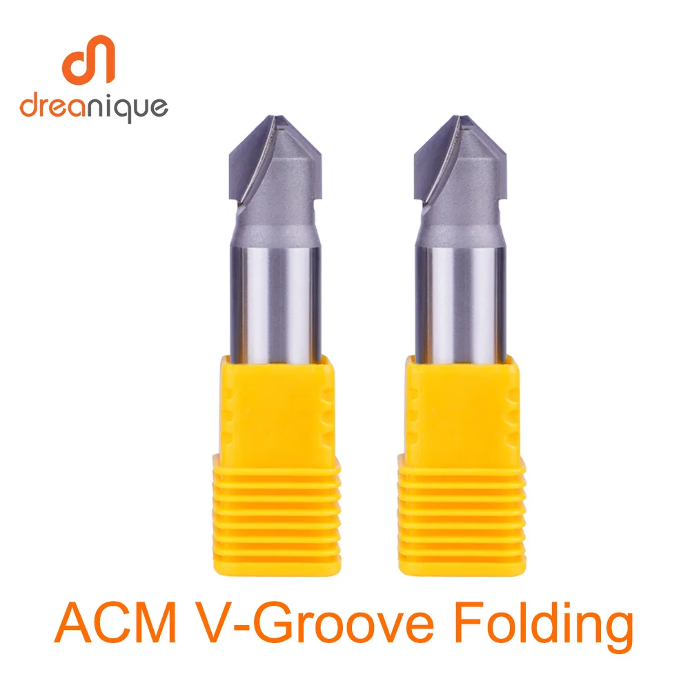 

Dreanique 1pc 12mm Shank V bit for Aluminum Composite Material(ACM)Panels