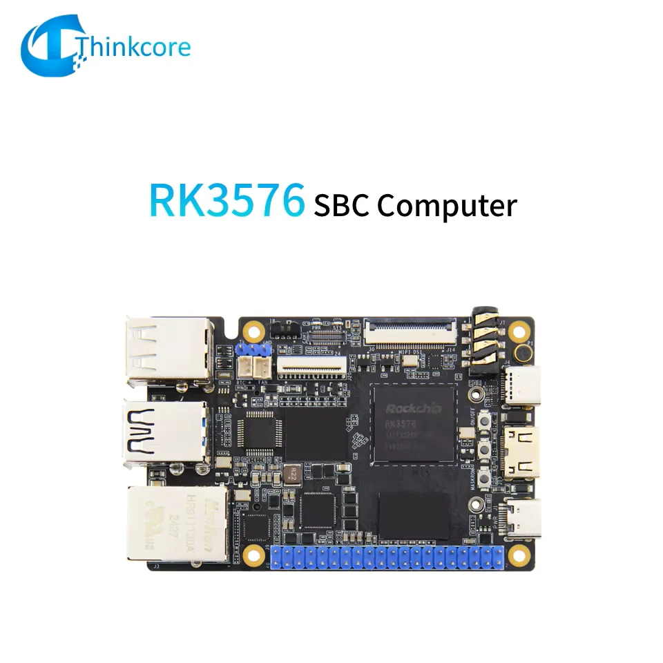 

RK3576 SBC Одноплатный компьютер 6TOPS NPU 8K Видео 16 ГБ ОЗУ 128 ГБ eMMC Поддержка 5-камеры Android 12 Debian GPIO 40pin Like RPi