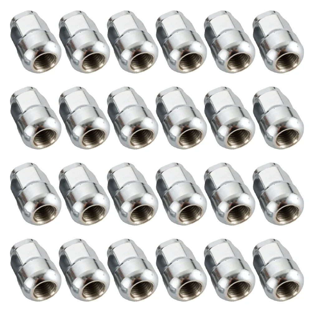 

24PCS Chrome Style Lug Nuts For Honda For Acura 1980-Present Car Wheels 90381S4L003 Replace Your Broken Damaged Accessories