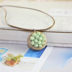 Miredo jewelry wholesale simple ceramic necklaces women's mothers gift necklace pendant Dropshipping #1702