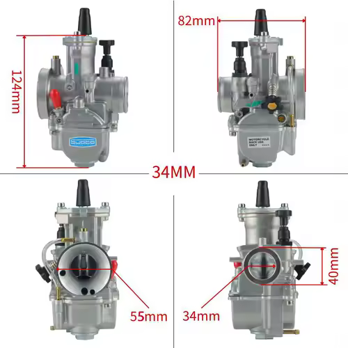 For KOsO OKO 24 26 28 30 3234mm Blue Bowl 2T 4T Universal ScooterATV Dirt Bike KElHIN PWK Racing Carburetor With FreeJet Set - Image 13