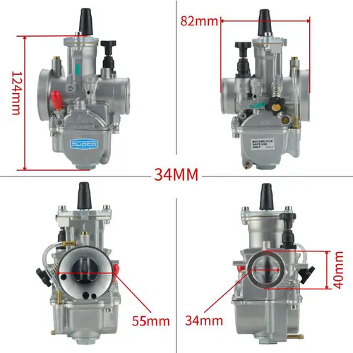 For KOsO OKO 24 26 28 30 3234mm Blue Bowl 2T 4T Universal ScooterATV Dirt Bike KElHIN PWK Racing Carburetor With FreeJet Set - Image 13