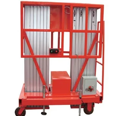 Mobile Small Aluminum Alloy Elevator Indoor Elevator Electric Lifting Platform Single and Double Column Aerial Work Platform