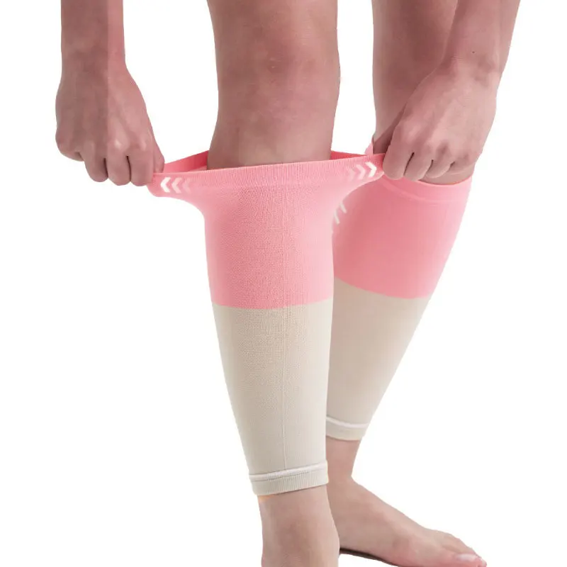 Running Marathon Calf Compression Sleeve Warm Knitted Sports Protection Socks Mountaineering Skipping Rope Cycling Layer Pressur