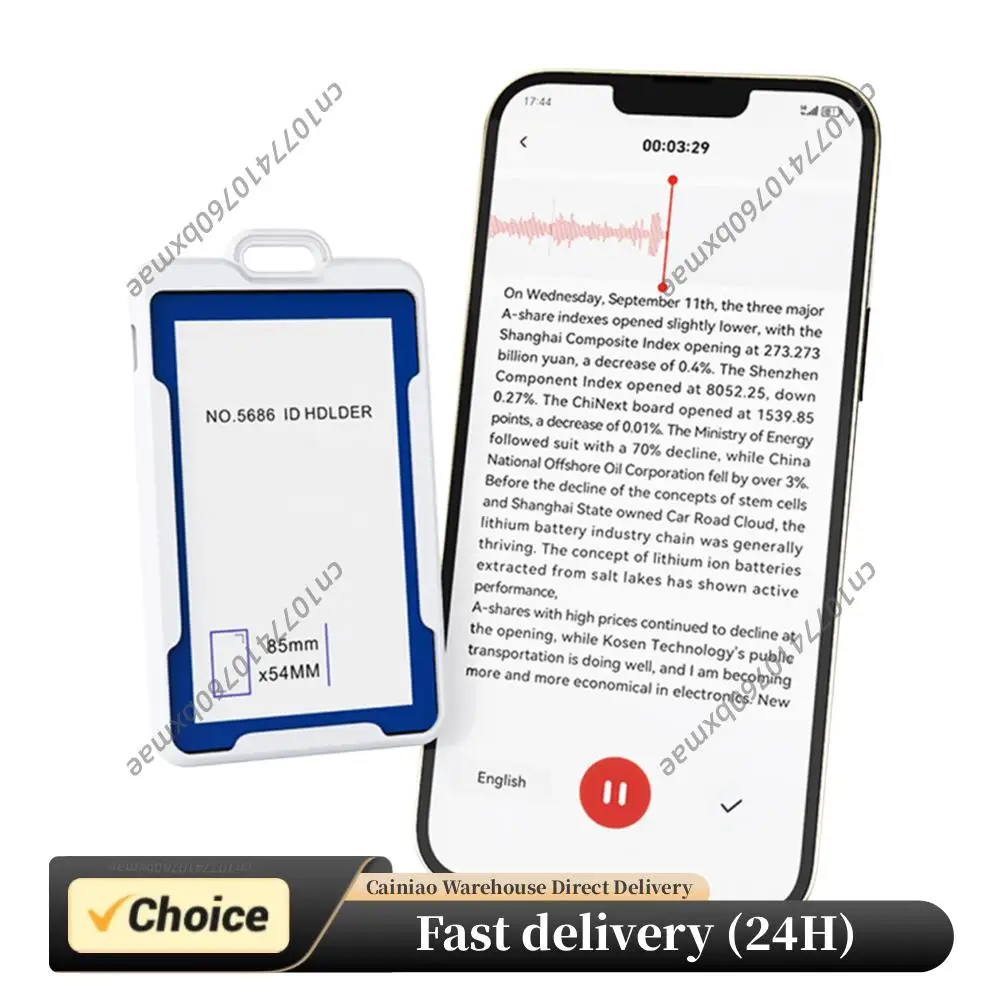 AI Voice Recorder 256 Language Portable AI Note Taking Device App Control Support Summarization & Mind Map for Business Travel