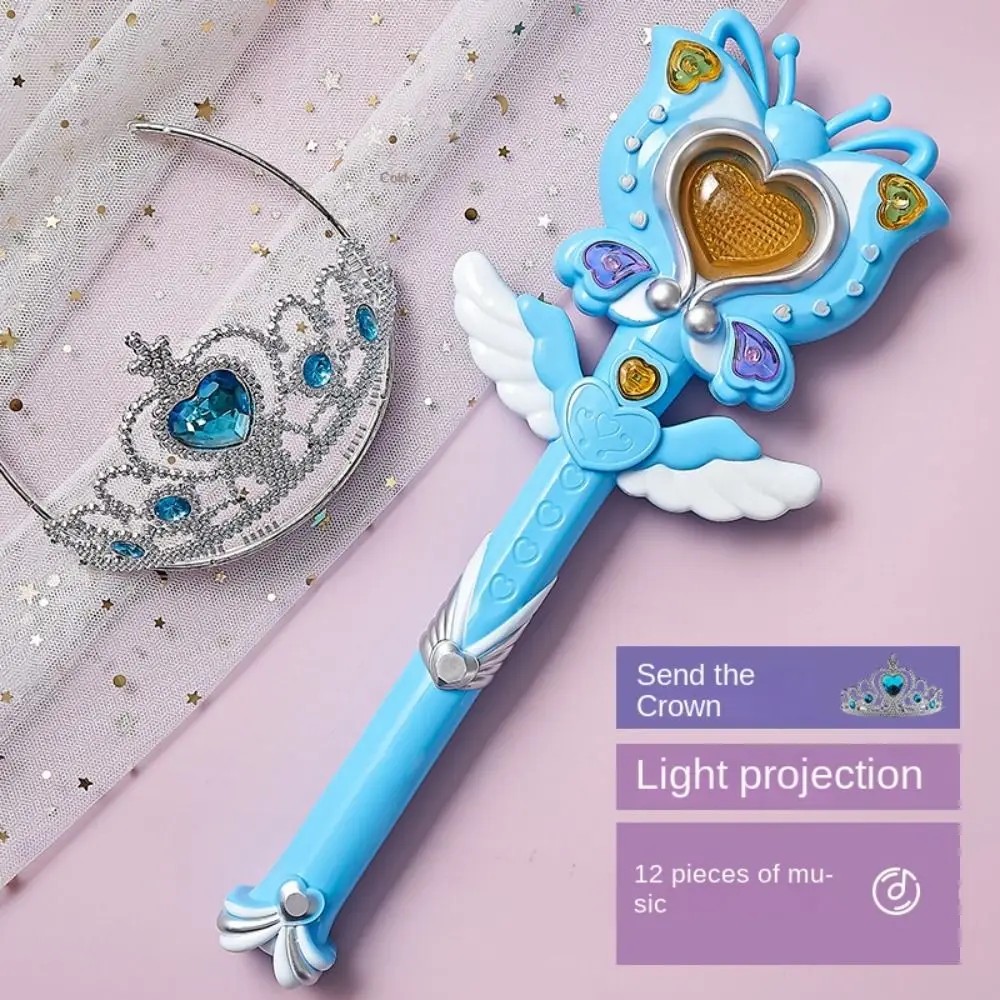 Fairy Wand Luminous การ์ตูนกระพริบ Glow Stick เพลงที่มีสีสันกระพริบ Glow Stick น่ารัก Sound Wand Fairy การ์ตูนอะนิเมะของเล่นเด็ก