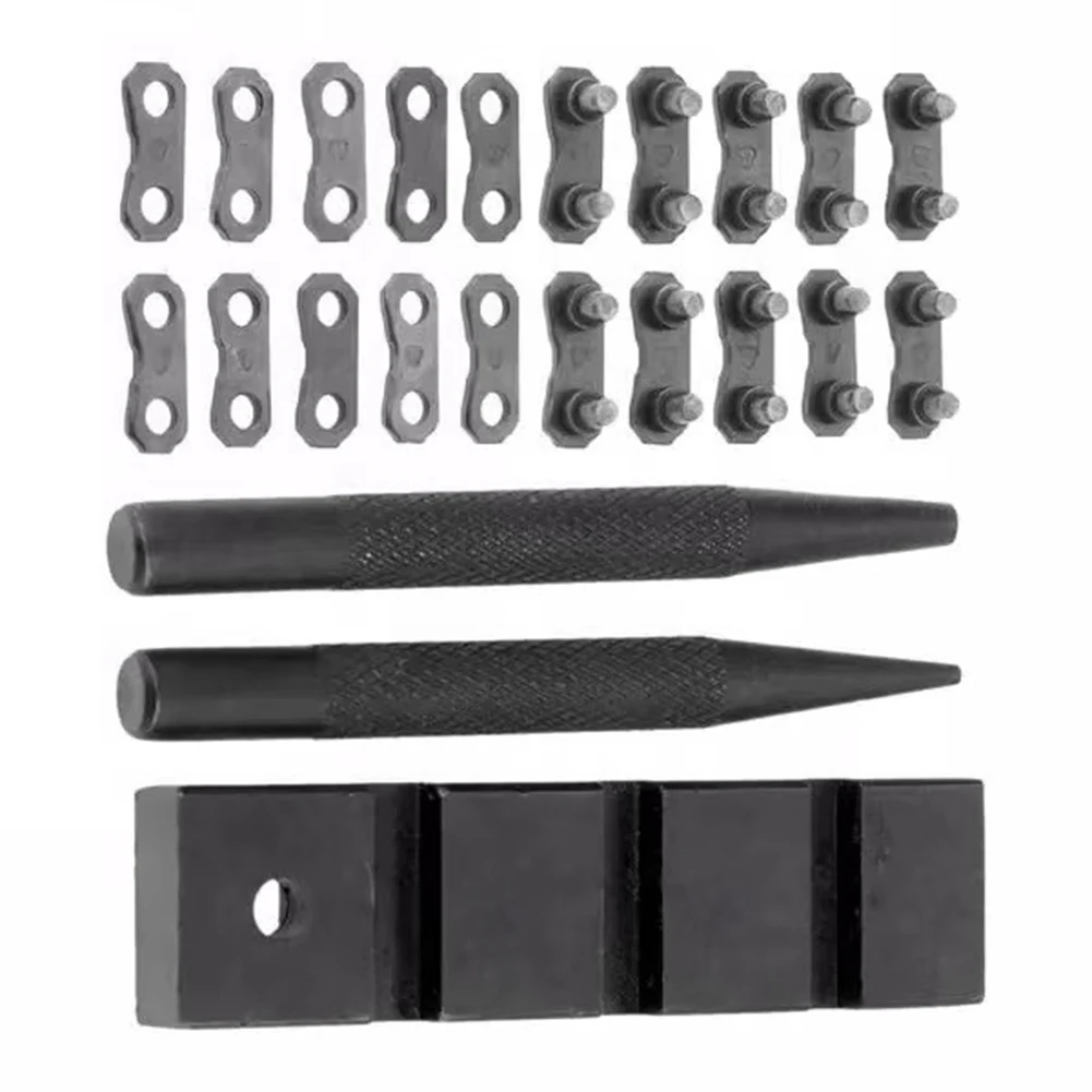 38 Pitch Chain Breaker and Large 10 Connector for MS380 MS381 MS460 MS660 Chainsaws 3/8 Wide Metal Repair Set 13PCS