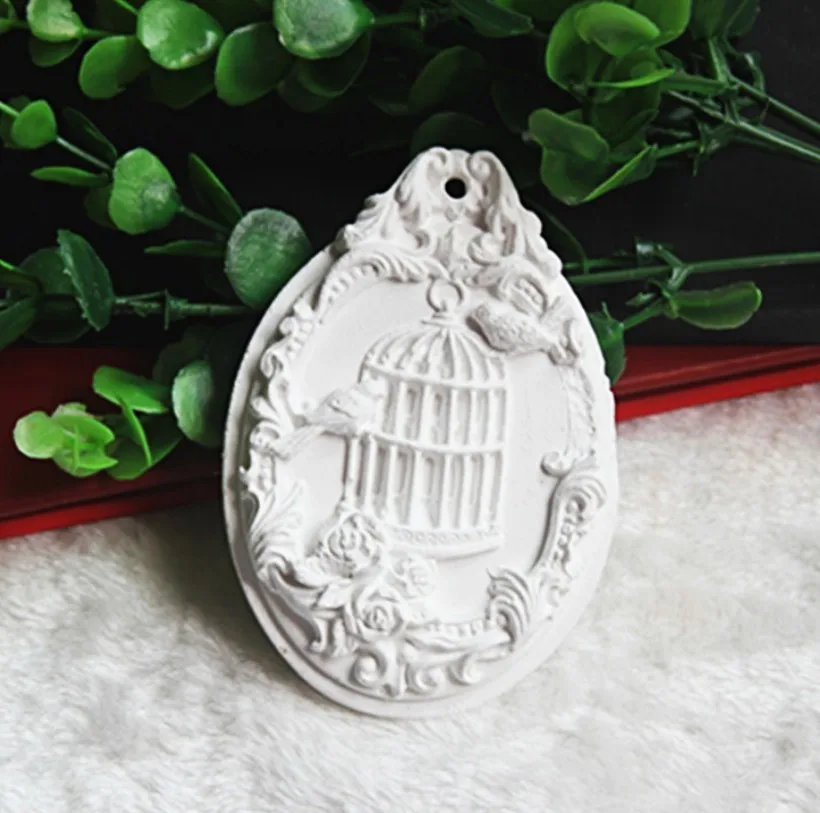3D Bird Cage Angel Dress Silicone Mold Cake DIY Decoration Chocolate Mould Tools Aromatherapy Plaster Pendant Mould
