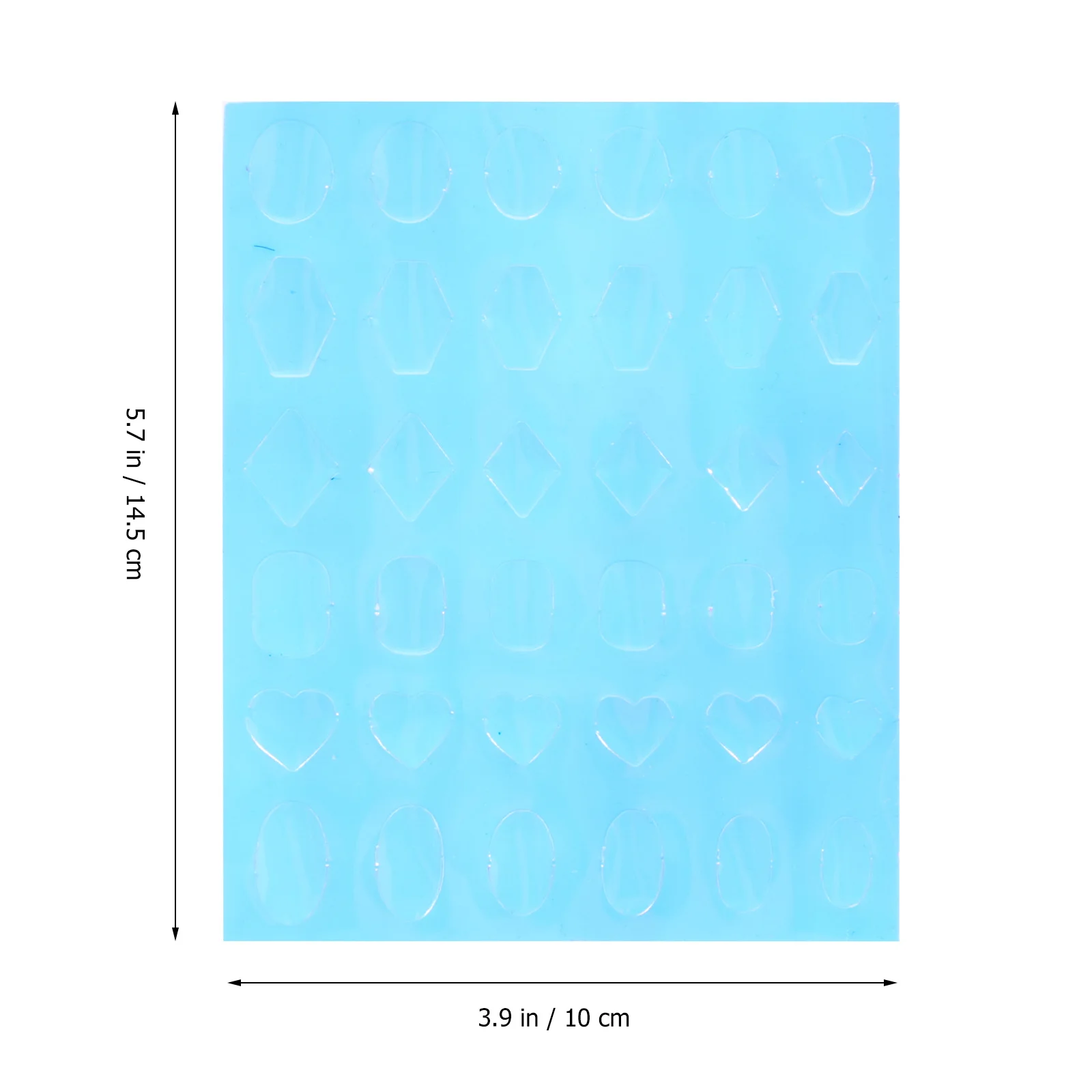 

8pcs Ice Nail Stickers Creative Waterproof Decals Stylish Manicure Decor Nail Art Diy Accessories Chic Fingernail Decals