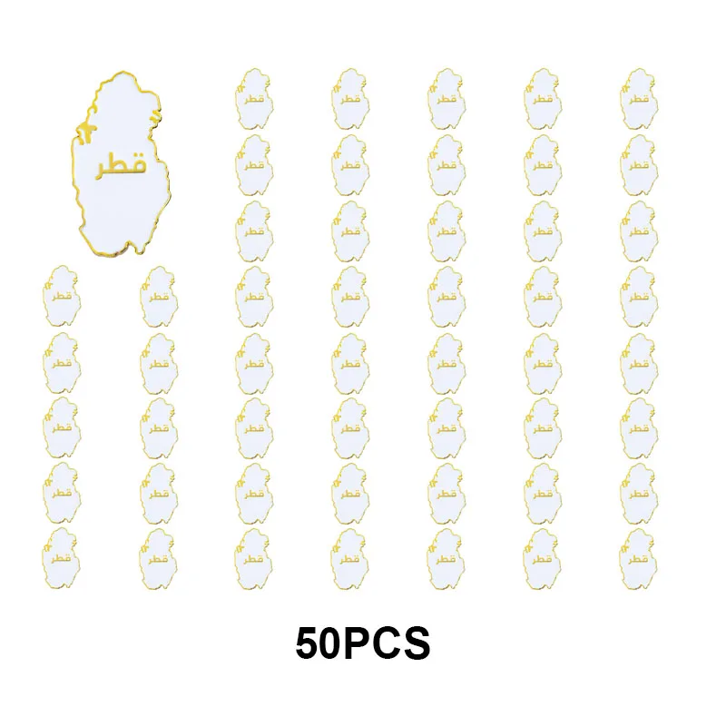 1-5-10-50-100 قطعة شارة قطر بروش دبابيس التلبيب الطبيعية العلم التلبيب دبابيس علم الدولة شارة