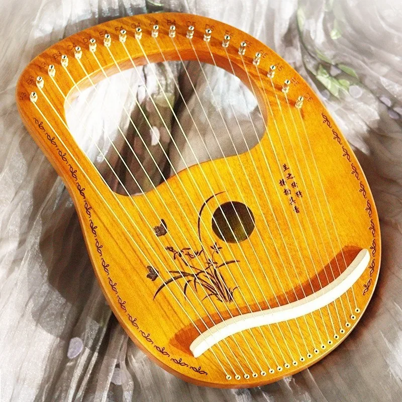19 String Harp Professional Mahogany Wood Lyre Harps Portable Lira Small Harps Adult Beginner Harp Piano Stringed Instruments