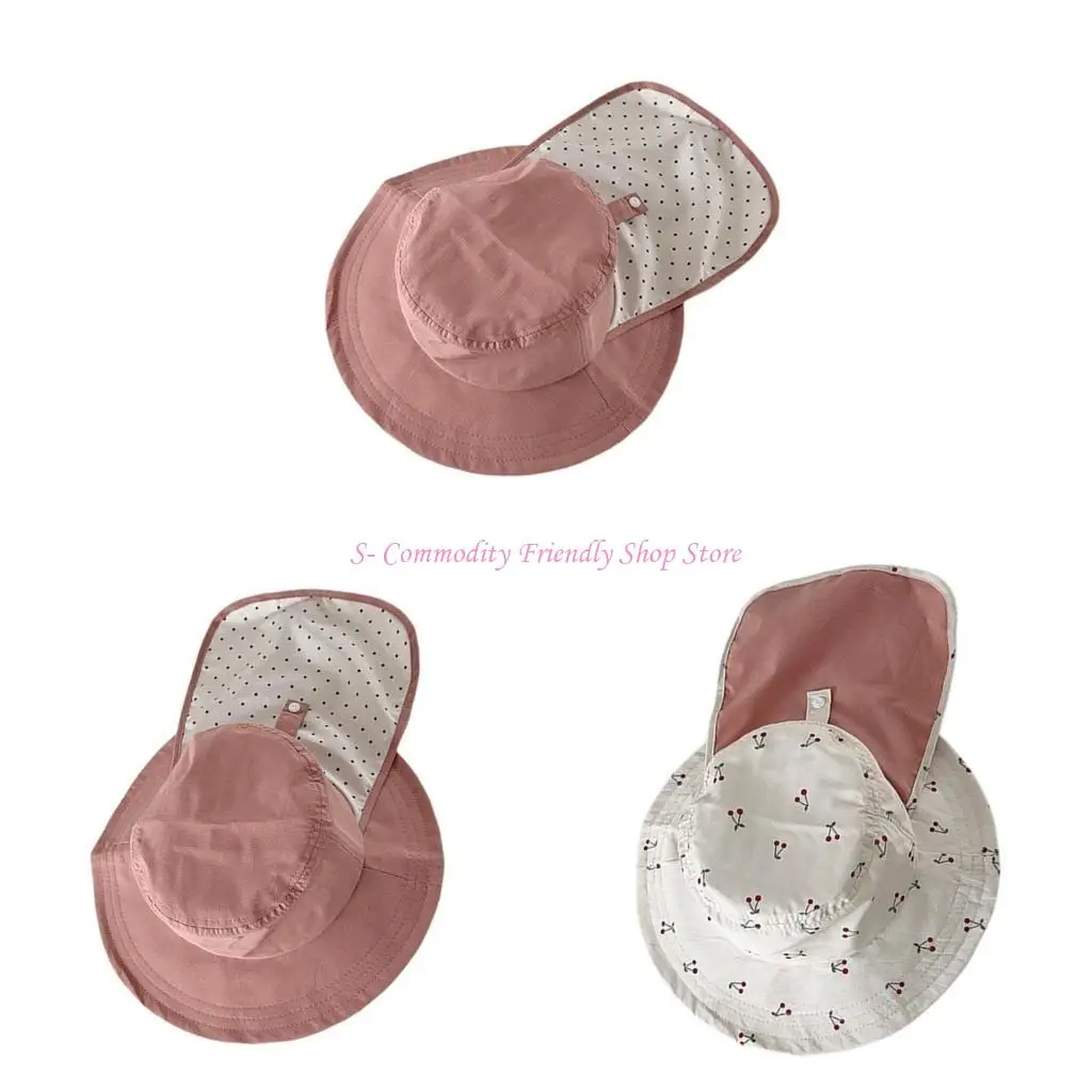 

85AE Child's Sun Hat for Outdoor Exploration and Daily Fun Infants Baby Fisherman Hat