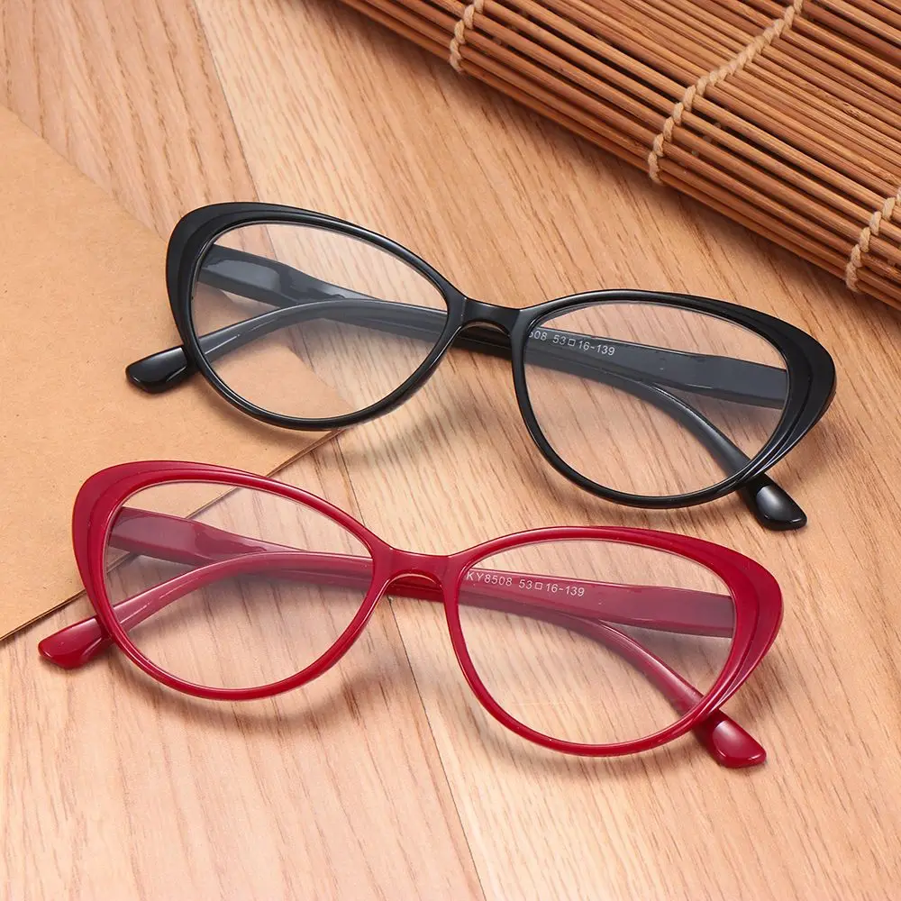 Cat Eye Gaming Eyeglasses Readers Anti Glare UV Eyestrain with Spring Hinges Reading Glasses