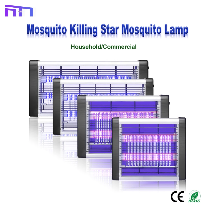 Mosquito Lamp Commercial Silent Mosquito Control Hotel Bedroom Mosquito Control Star Wall Hanging Electric Shock Fly Control