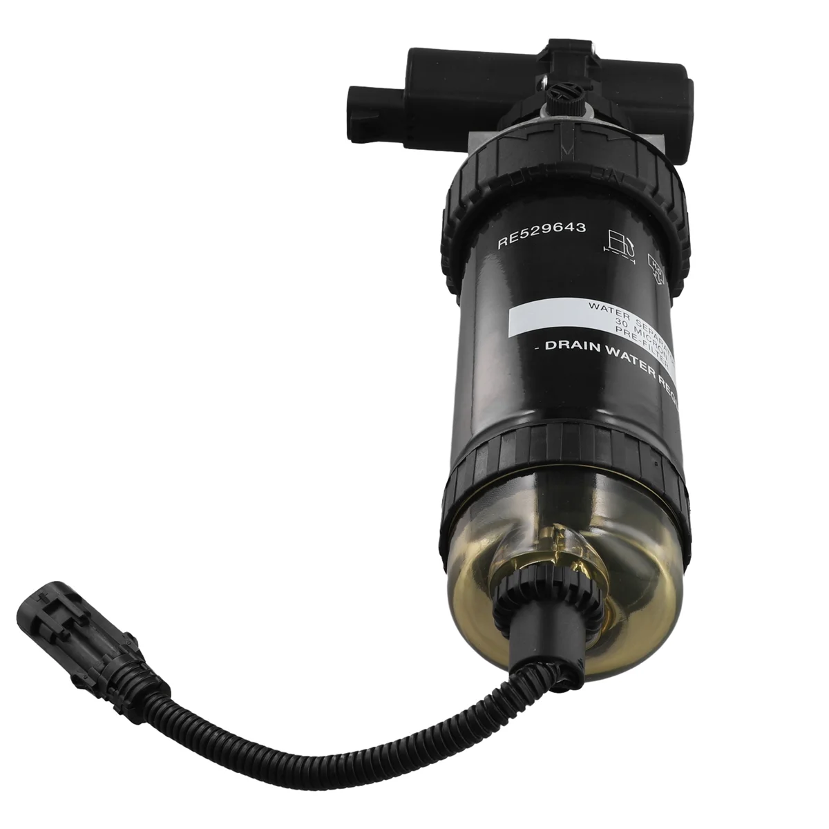 

Fuel Filter Assembly RE529643 Engine Fuel Water Separator Assembly for Series 6 6530 6534 6830 2009-,A