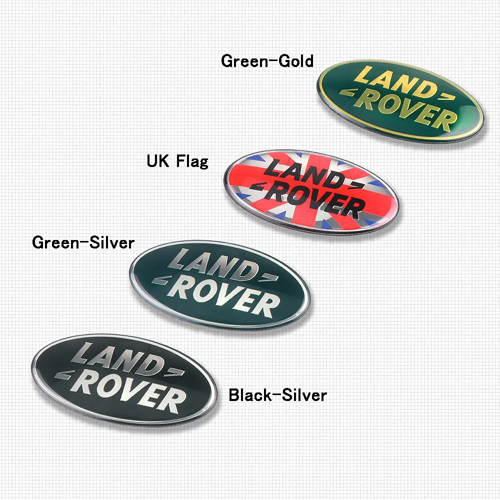 Car Front Radiateor Emblem Badge Sticker Decal For Landrover SVR Discovery Velar Evoque Freelander Range Rover L322 Supercharged