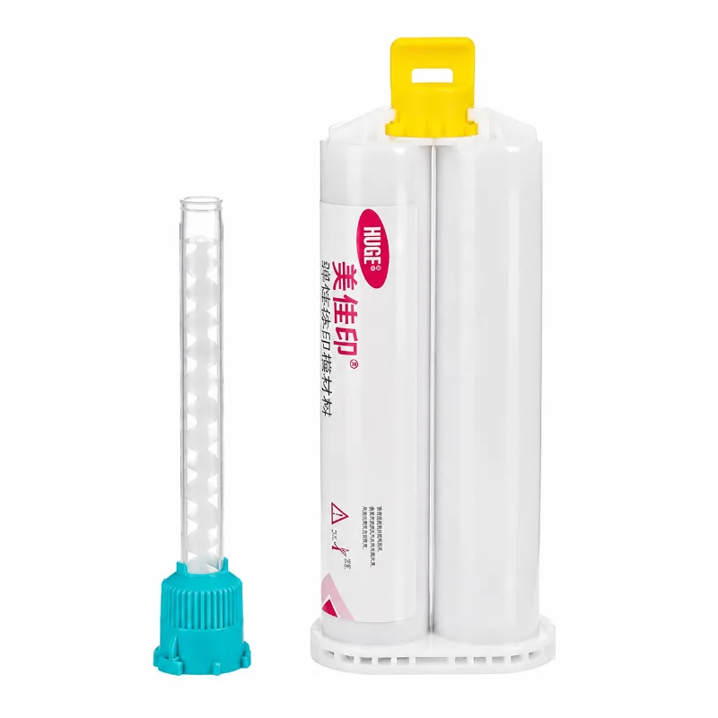 Dental Regular Body Restoration & Orthodontics Transparent Silicone Impression Material Dentistry Supplies Lab 50ml/Cartridge