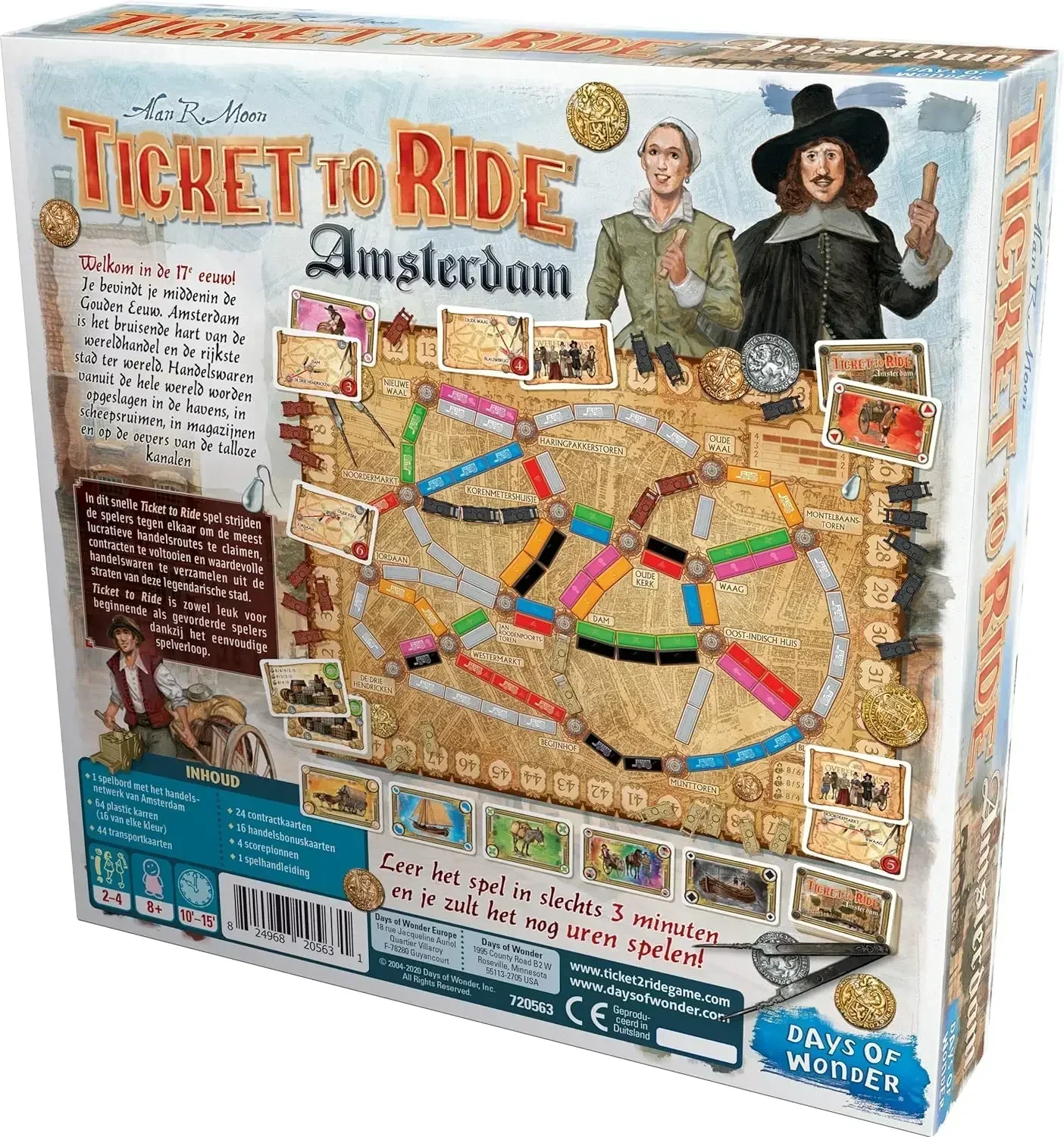 Ticket to Ride Amsterdam Board Game  English Family Multiplayer Friends Party Play Cards Game Plot Collection Toys Gifts