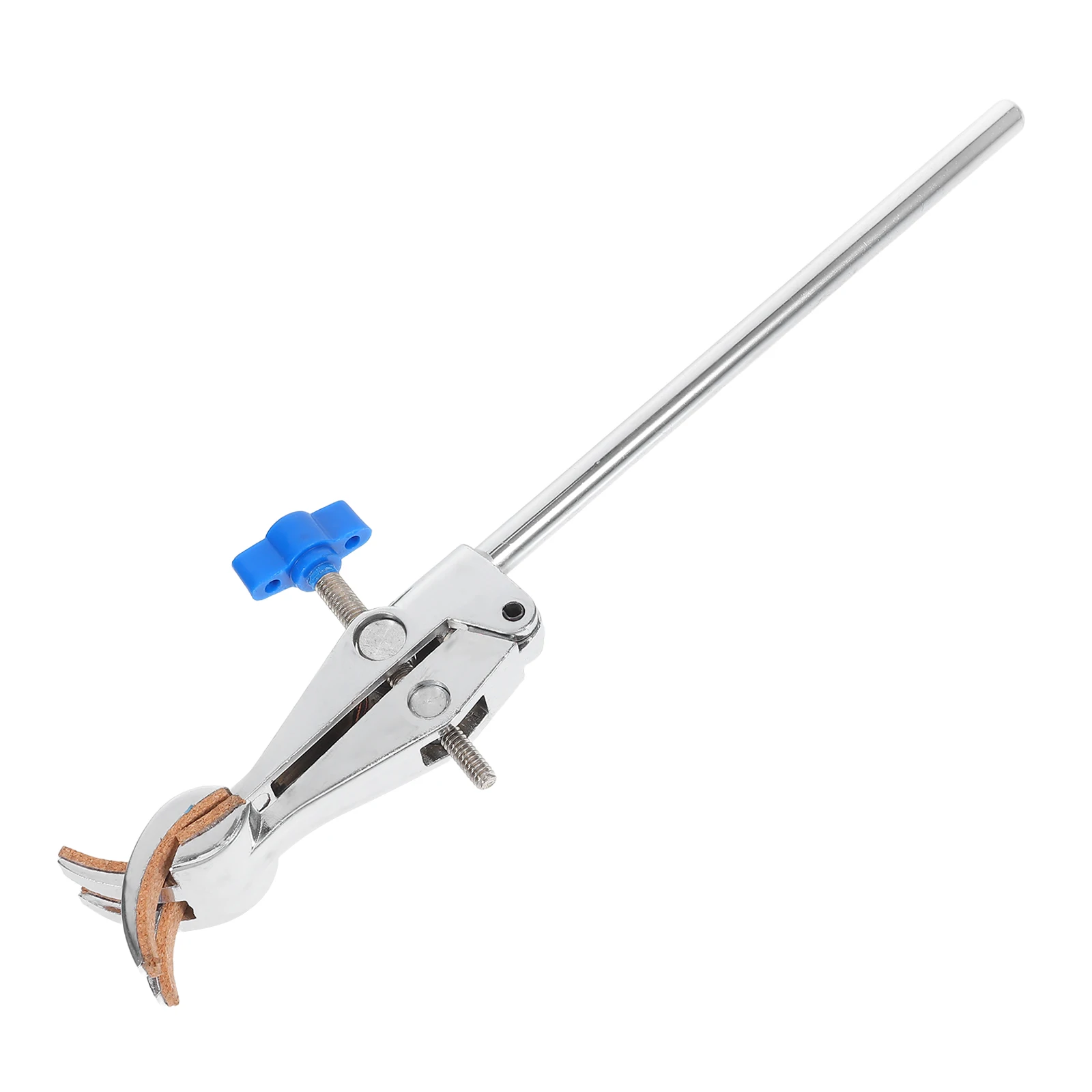 

4 Prong Lab Clamp Cork Lined Adjustable Iron Fixture for Laboratories Universal Angle Clamps Sturdy Equipment of Various