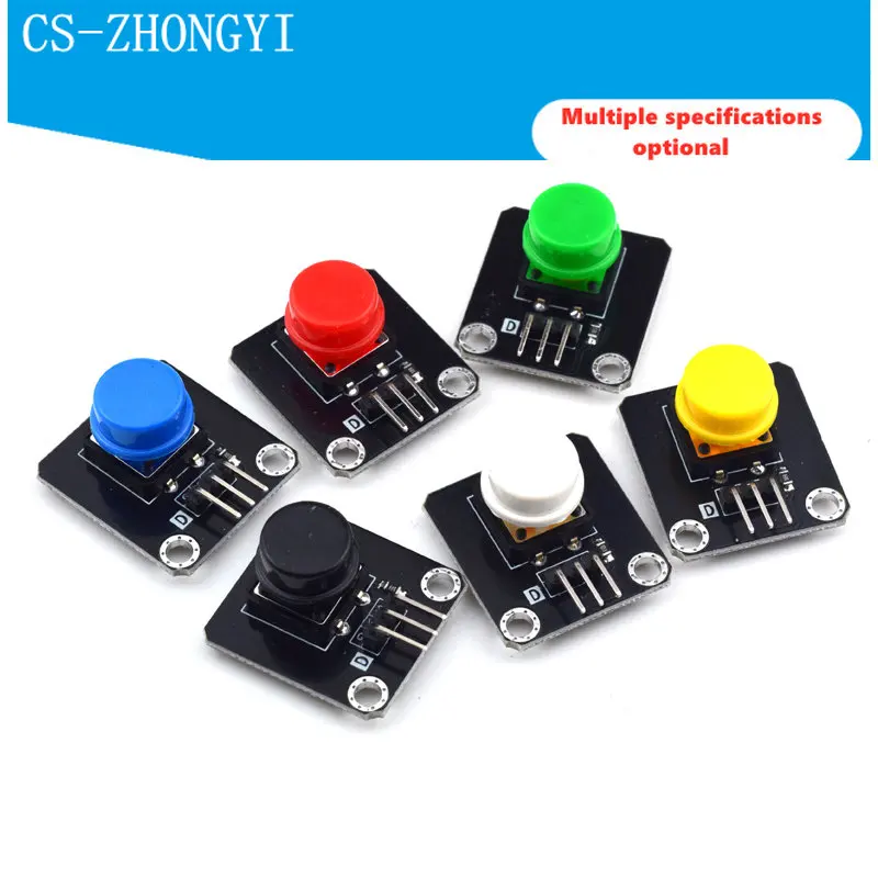 Key module, electronic building block, light touch switch, large button, micro button, 6 colors