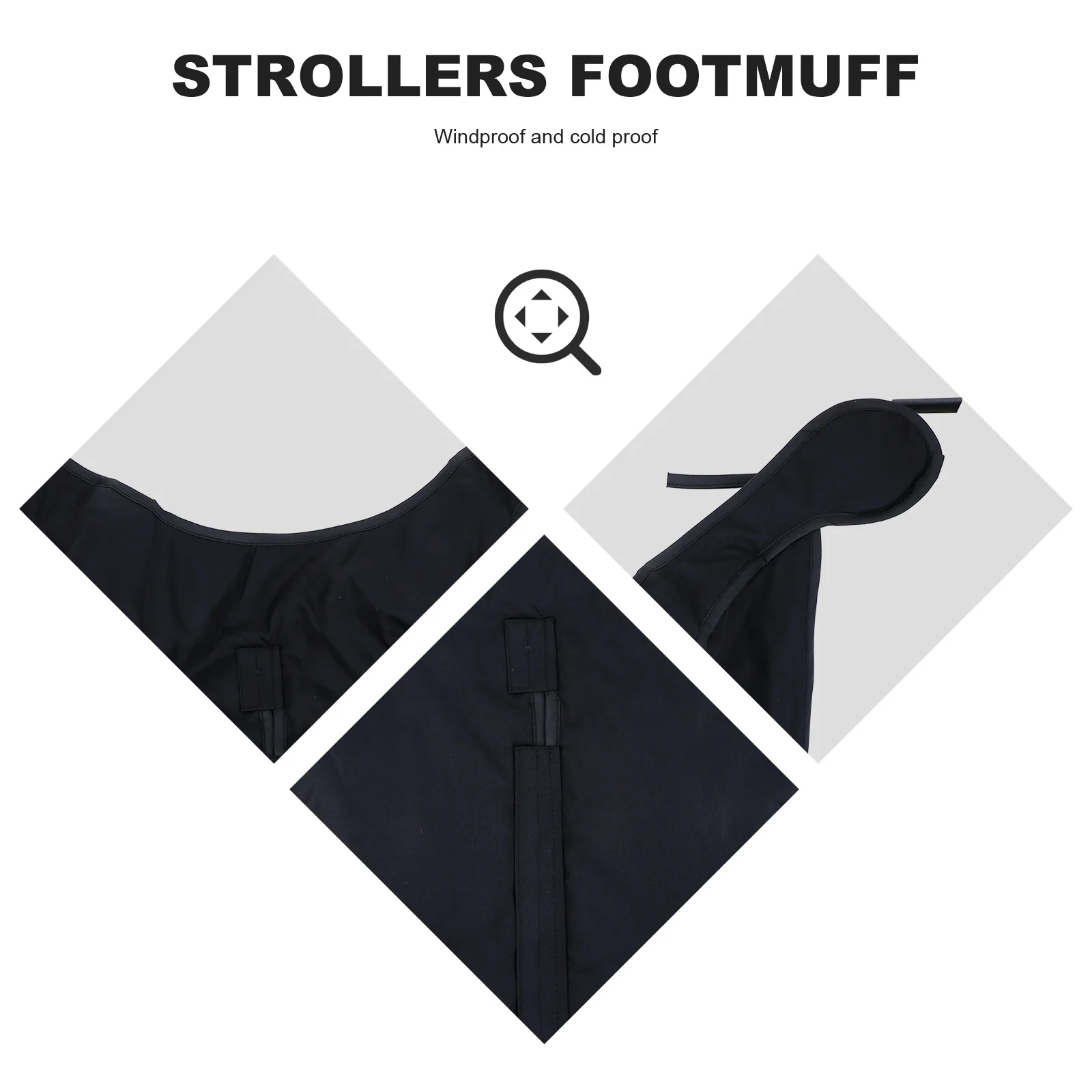 

Baby Stroller Foot Muff Thickened Anti-Wind Leg Cover For Cold Winter Outdoor Use Pram Oxford Cloth Footmuff