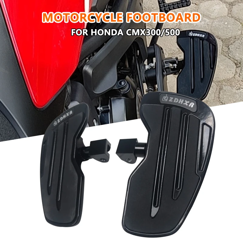 Large Footrest for Motorcycle Driver, Front Foot Peg for CMX500 Rebel CMX 500 300 Rebel500 2017-2023